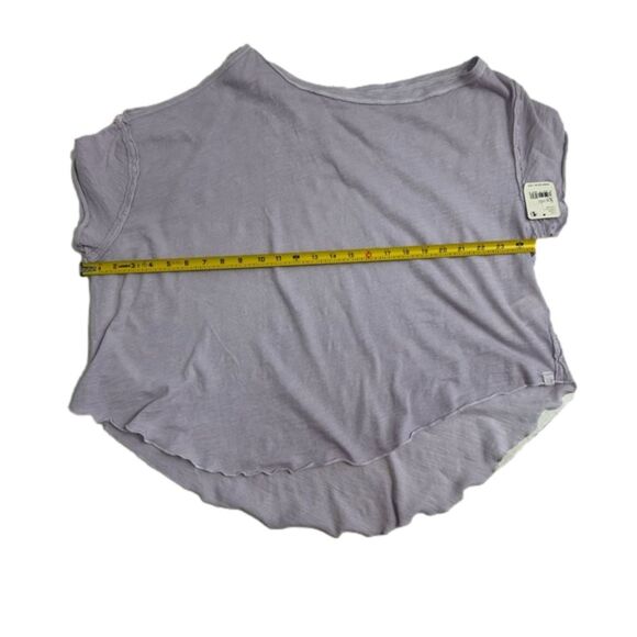 FREE PEOPLE U Fancy Cold-Shoulder Tee, Size XSMALL - Picture 7 of 12